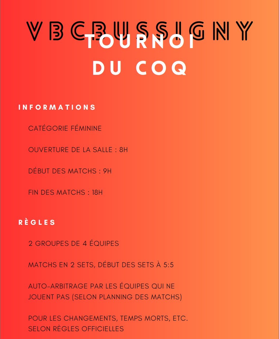 Tournoi VBC Bussigny 26.04.26